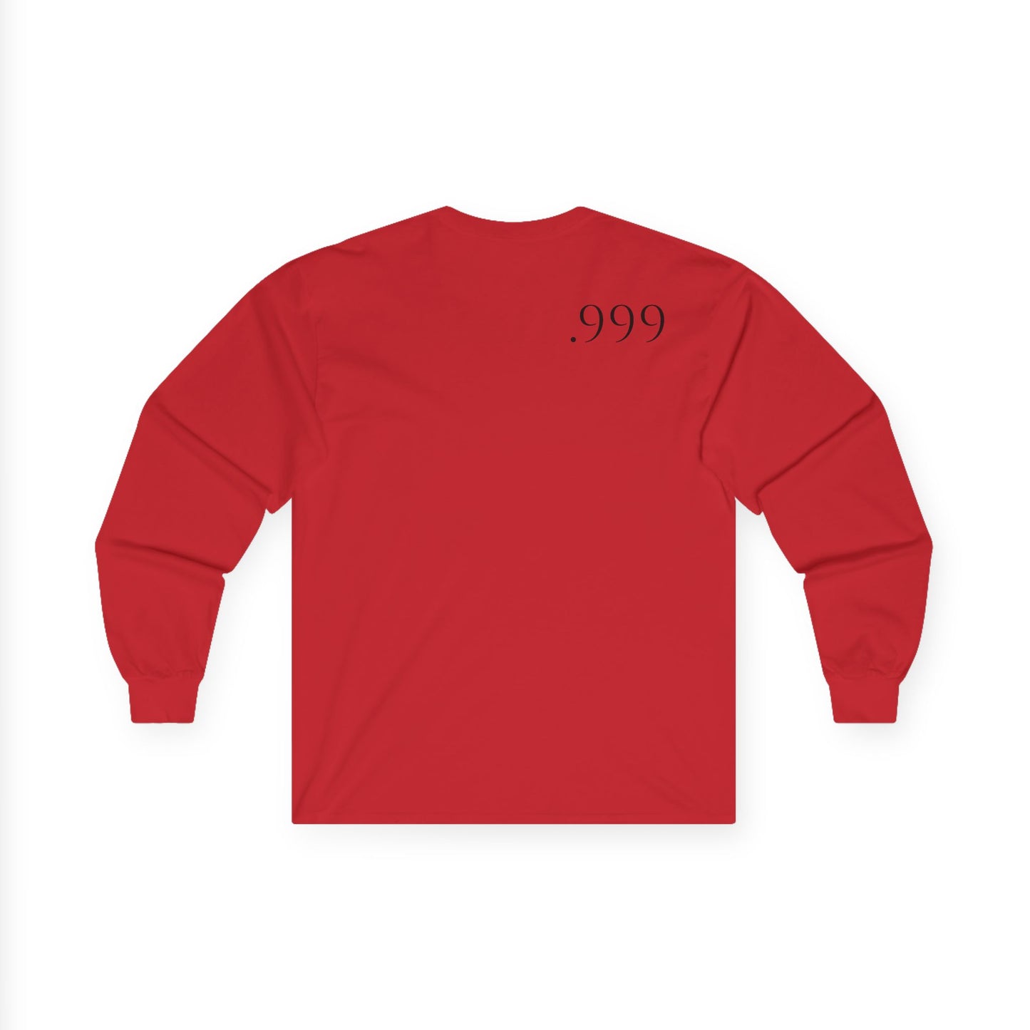 Minimalist Long Sleeve Tee with .999 Design - Casual Wear, Gift for Trendsetters, Unisex Everyday Tee, Perfect for Layering, Ideal for [...]