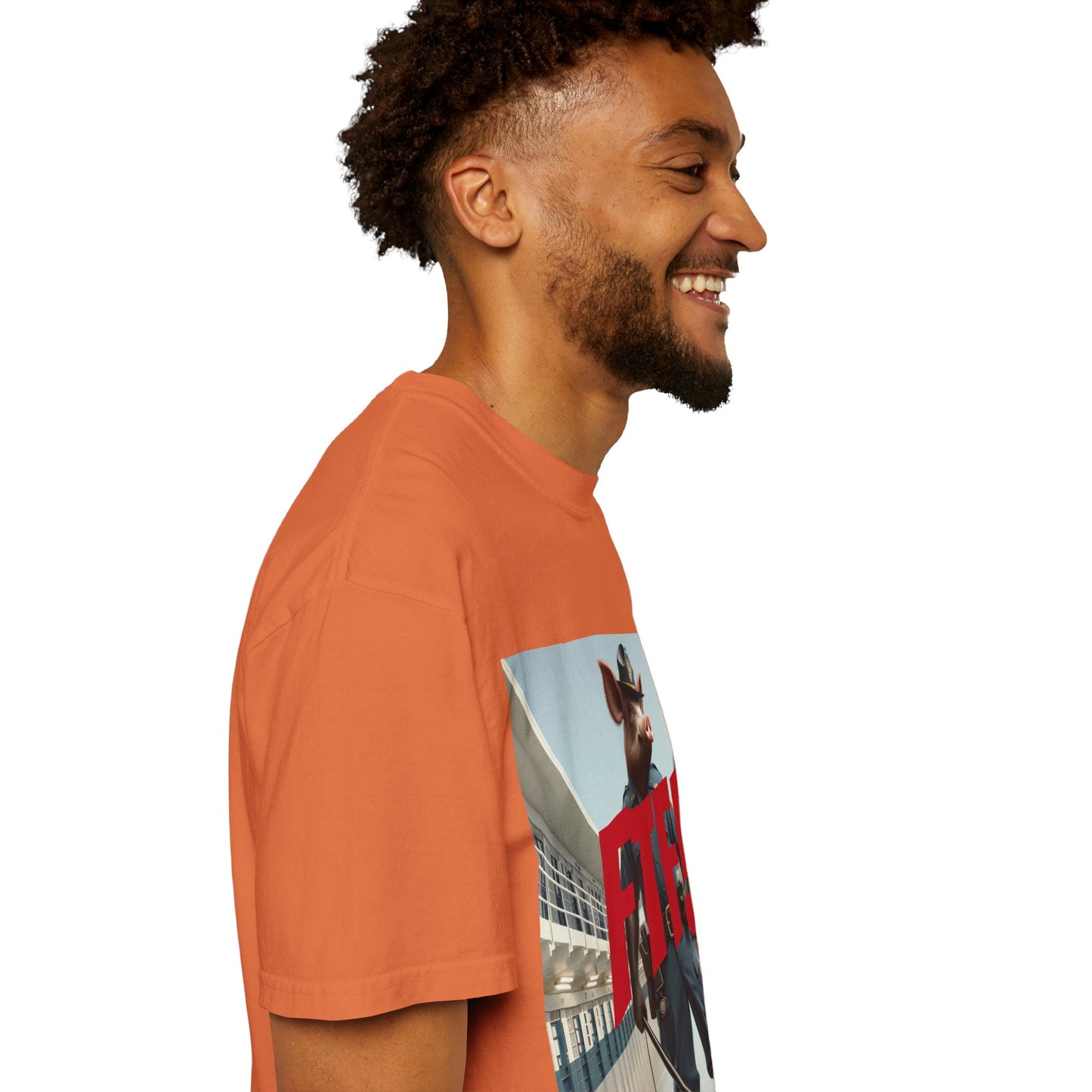 FTF! Unisex Garment-Dyed Tee - Bold Graphic Shirt for Trendsetters, Casual Wear, Gift for Friends, Street Style, Unique Wardrobe Must-Have