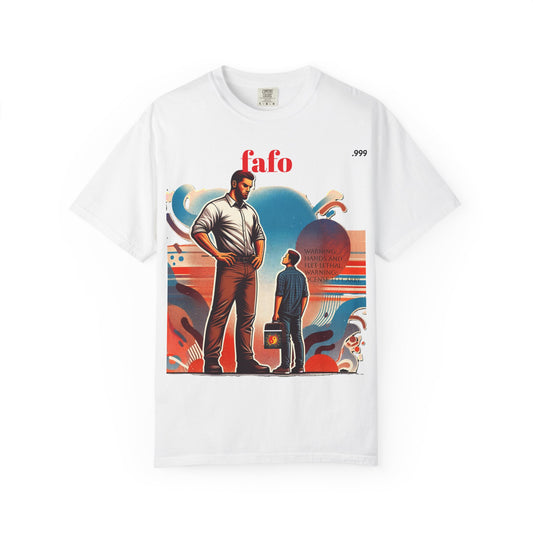 Bold Graphic T-Shirt with 'fafo' Design, Unisex Casual Style, Perfect for Everyday Wear, Gift for Friends, Streetwear Fashion