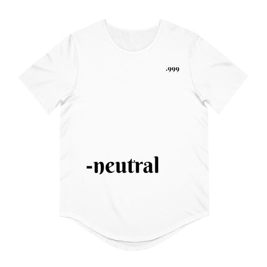 Men's Curved Hem Tee - Neutral Vibe, Stylish Casual Wear, Streetwear Essential, Perfect for Everyday or Special Occasions, Minimalist [...]