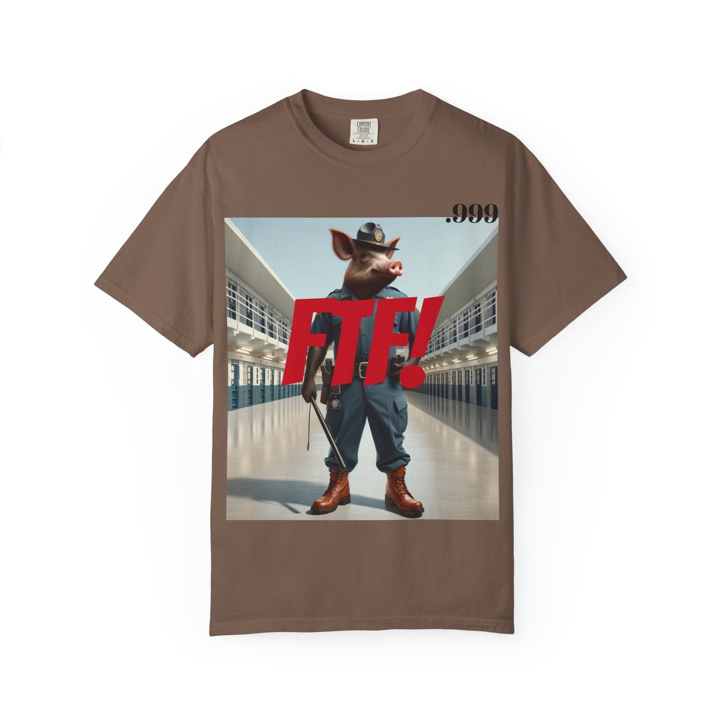 FTF! Unisex Garment-Dyed Tee - Bold Graphic Shirt for Trendsetters, Casual Wear, Gift for Friends, Street Style, Unique Wardrobe Must-Have