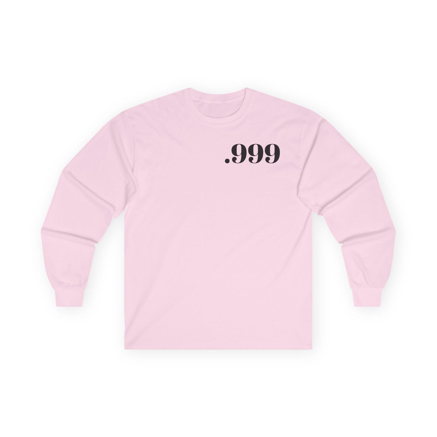 Minimalist Long Sleeve Tee with .999 Design - Casual Wear, Gift for Trendsetters, Unisex Everyday Tee, Perfect for Layering, Ideal for [...]