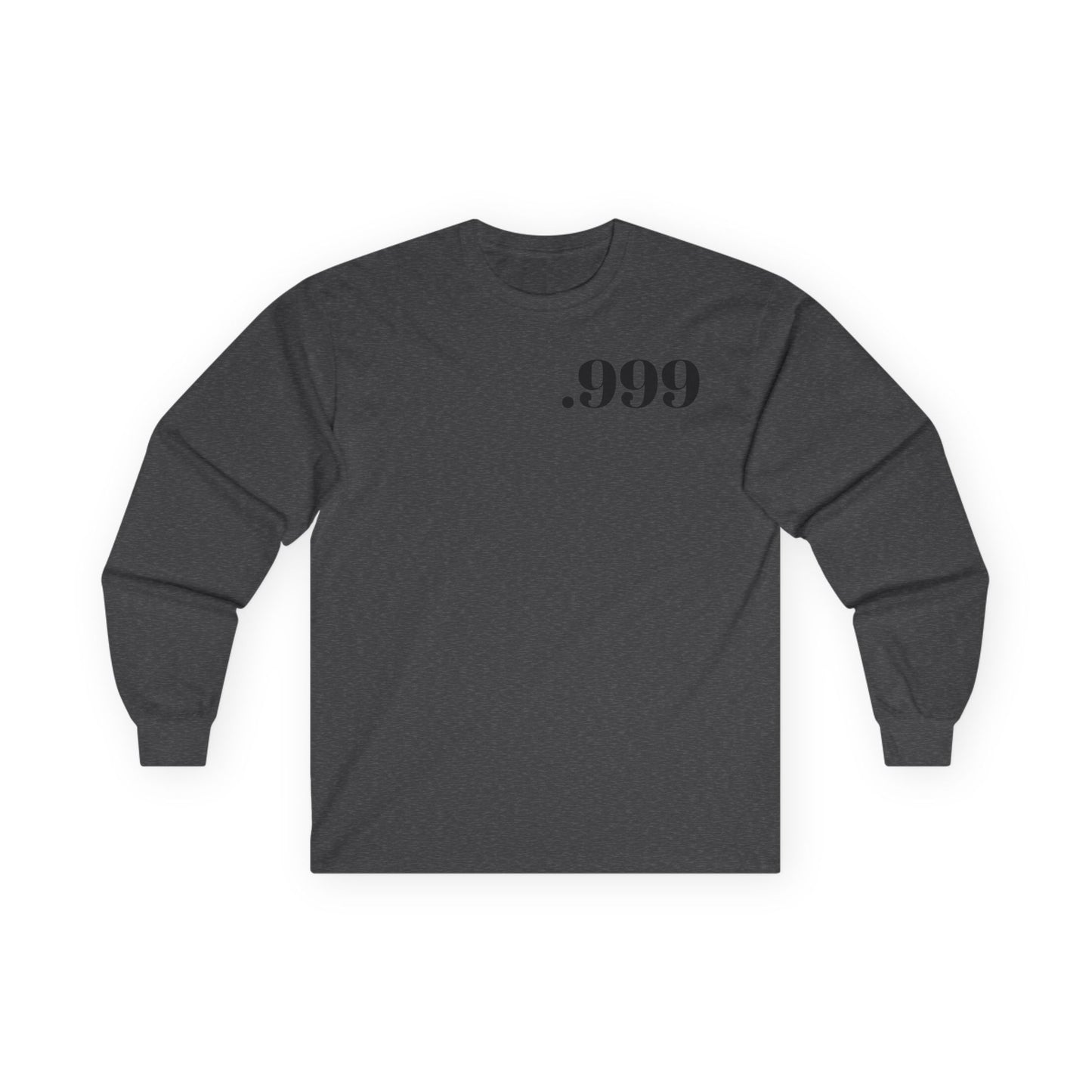 Minimalist Long Sleeve Tee with .999 Design - Casual Wear, Gift for Trendsetters, Unisex Everyday Tee, Perfect for Layering, Ideal for [...]