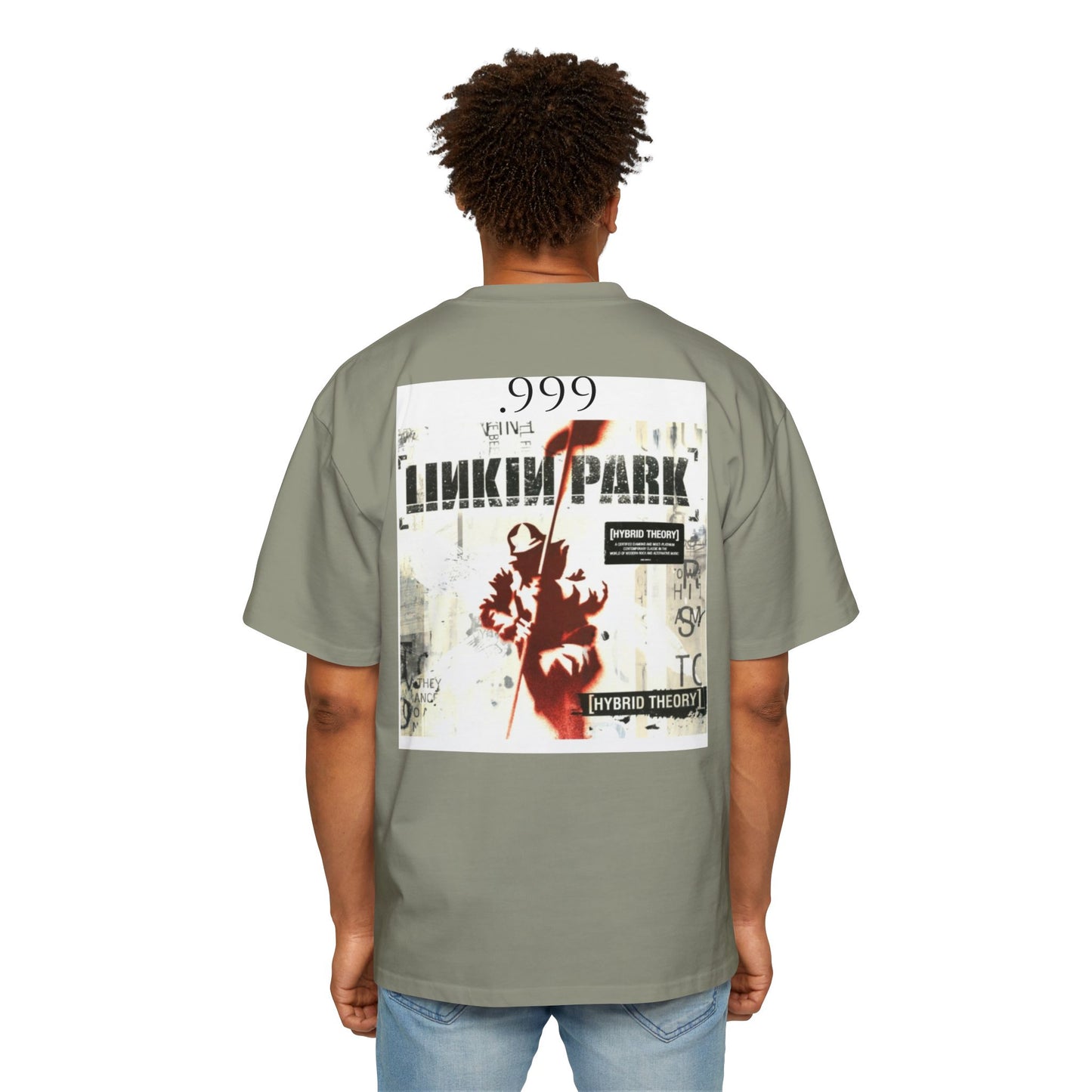 Men's Oversized Graphic Tee - Linkin Park Inspired, Casual Streetwear, Music Lover Gift, Alternative Fashion, Comfortable Tee