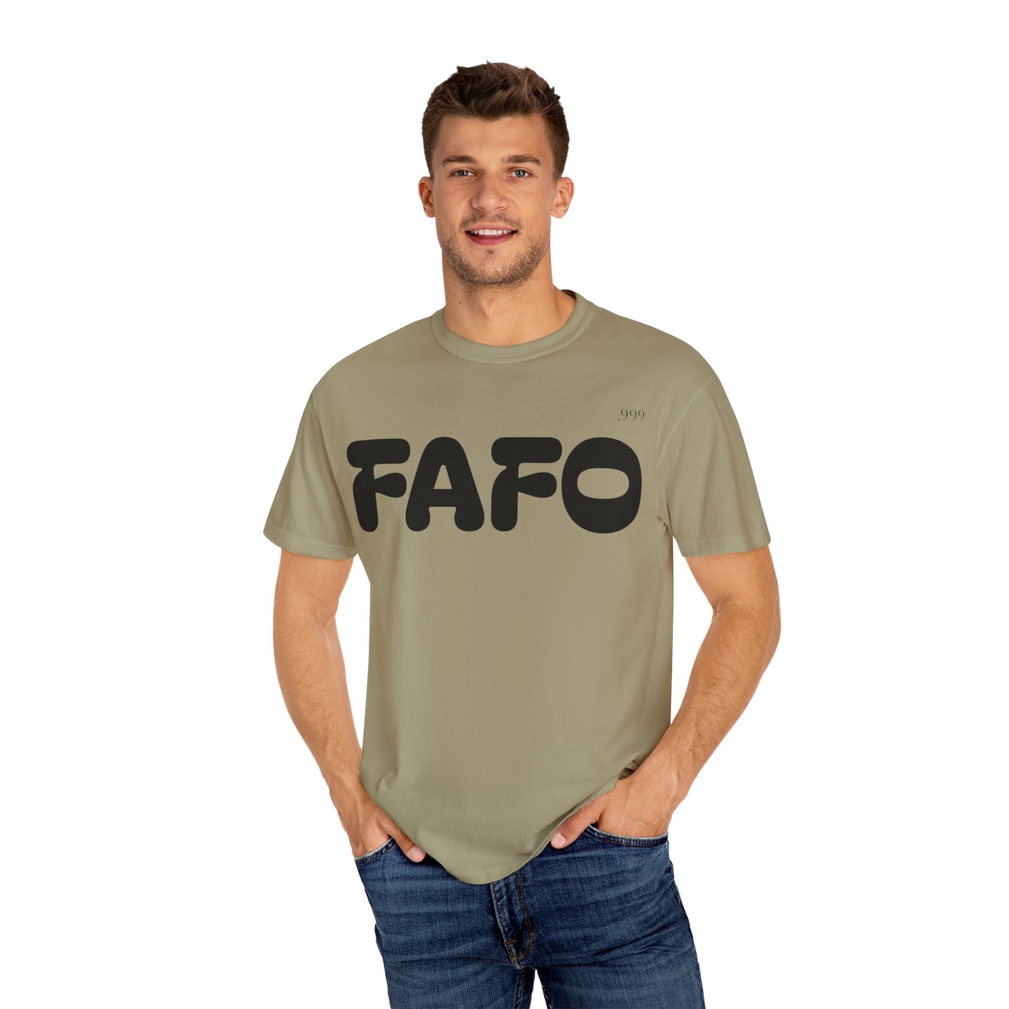 FAFO Unisex Garment-Dyed T-Shirt | Comfortable Casual Tee, Fun Gift for Friends, Everyday Wear, Birthday Surprise, Streetwear Style