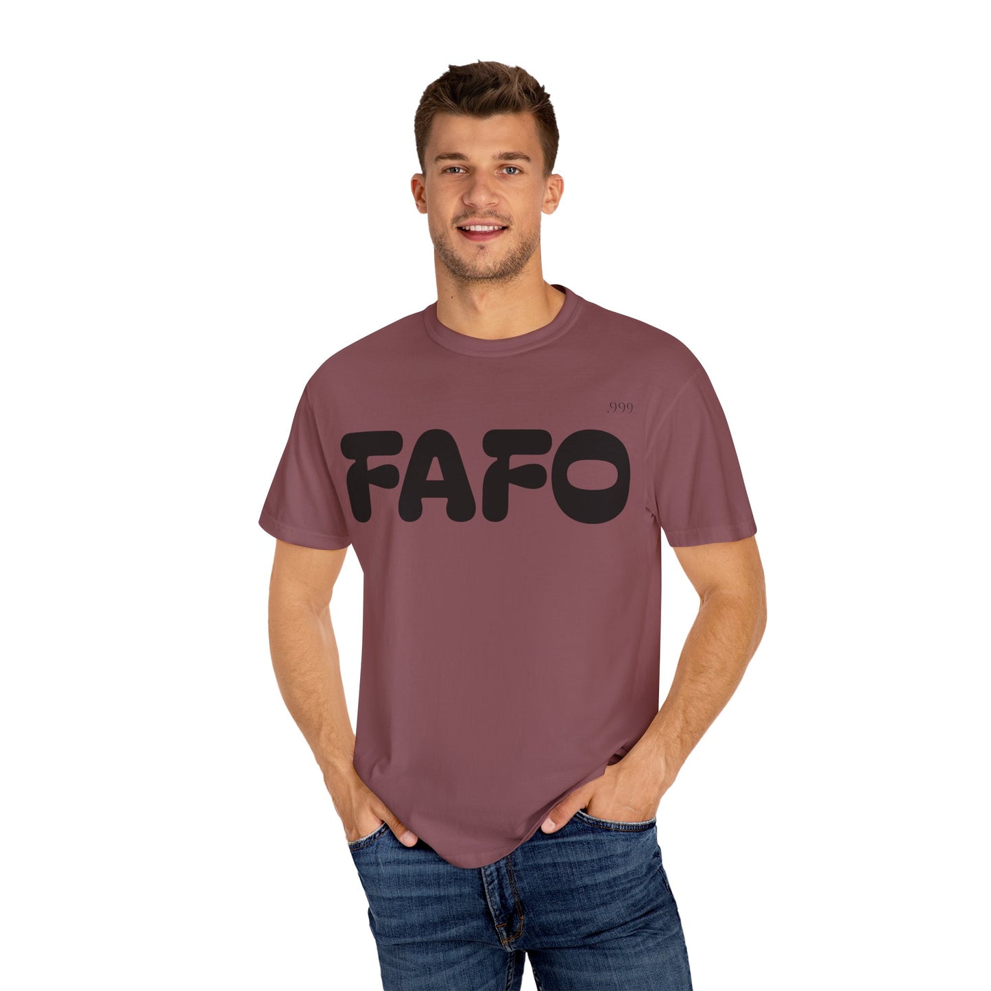 FAFO Unisex Garment-Dyed T-Shirt | Comfortable Casual Tee, Fun Gift for Friends, Everyday Wear, Birthday Surprise, Streetwear Style
