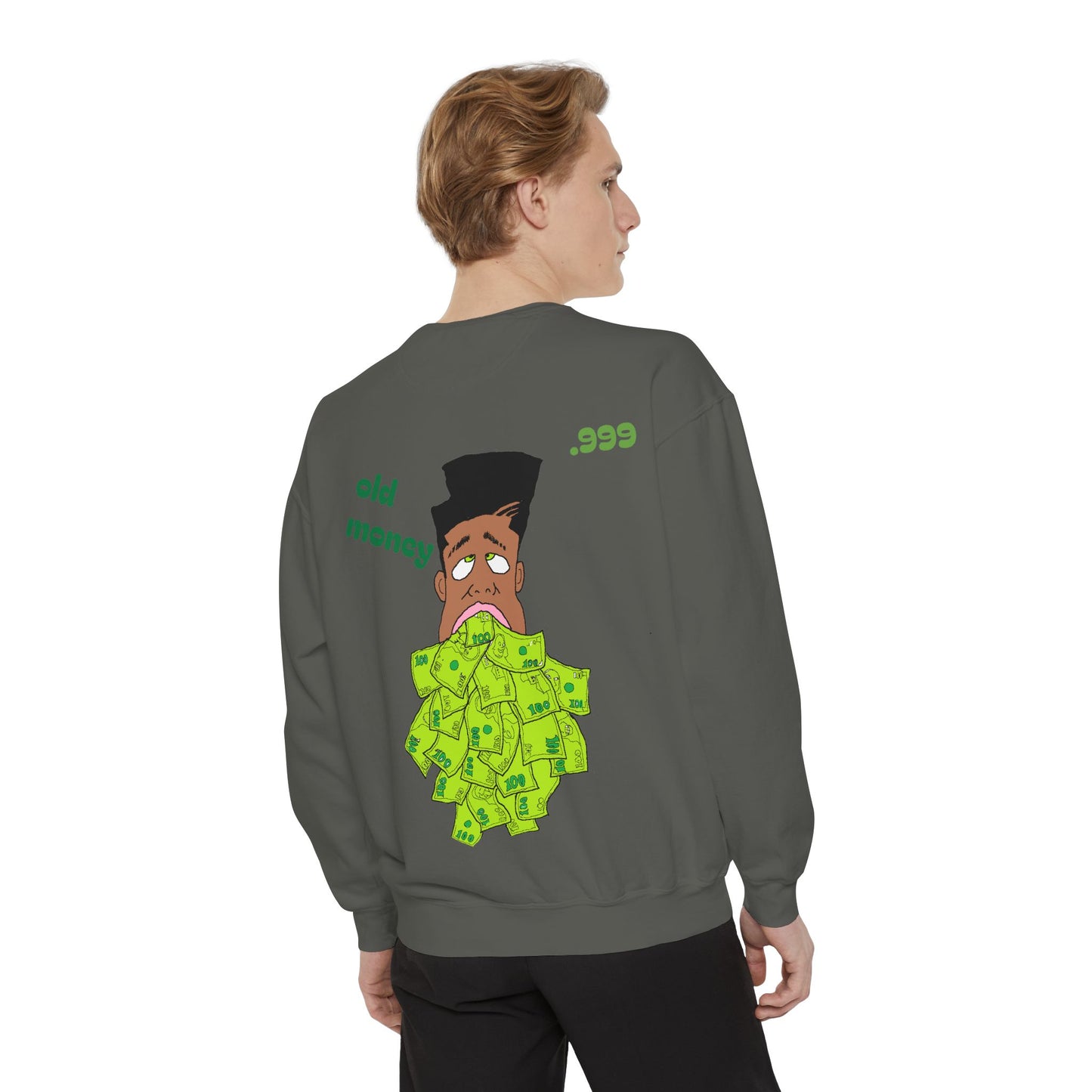 Old Money Vibe Unisex Sweatshirt, Vintage Graphic Sweater, Streetwear Fashion, Cozy Gift for Him/Her, Comfy Layering Piece