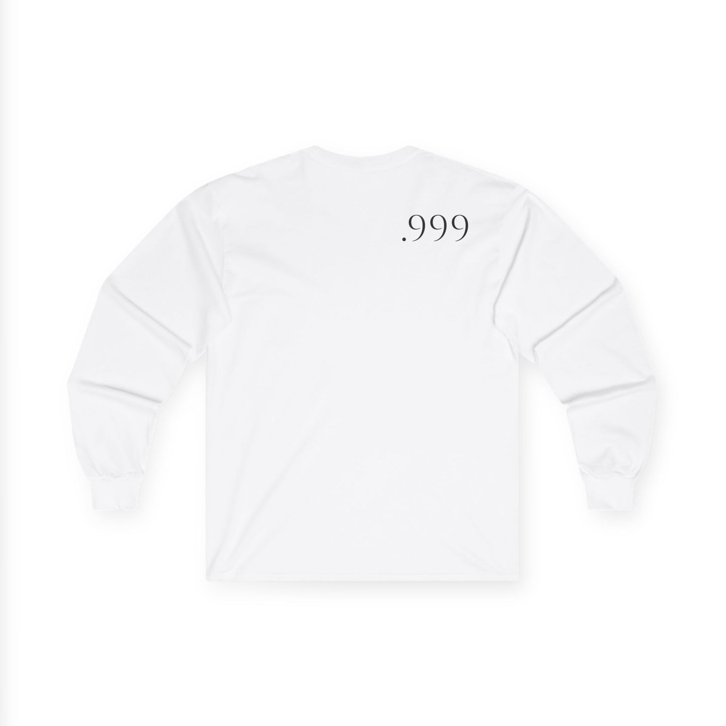 Minimalist Long Sleeve Tee with .999 Design - Casual Wear, Gift for Trendsetters, Unisex Everyday Tee, Perfect for Layering, Ideal for [...]