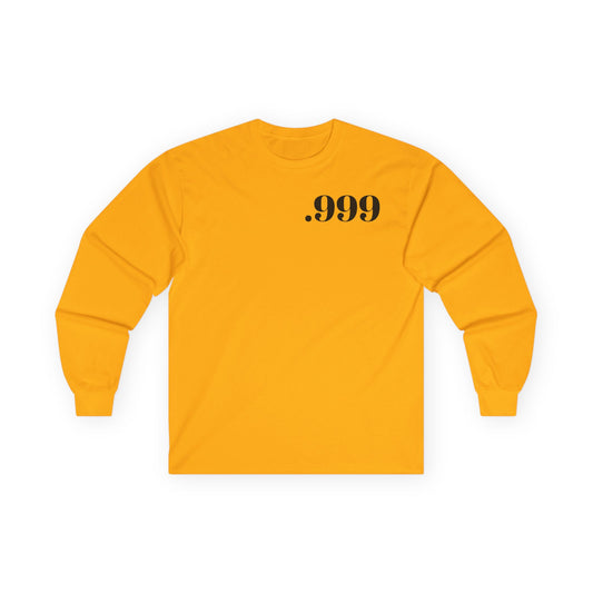 Minimalist Long Sleeve Tee with .999 Design - Casual Wear, Gift for Trendsetters, Unisex Everyday Tee, Perfect for Layering, Ideal for [...]