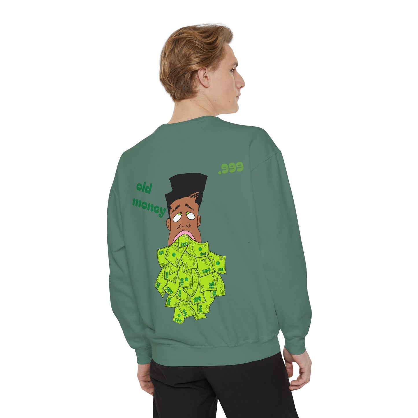 Old Money Vibe Unisex Sweatshirt, Vintage Graphic Sweater, Streetwear Fashion, Cozy Gift for Him/Her, Comfy Layering Piece