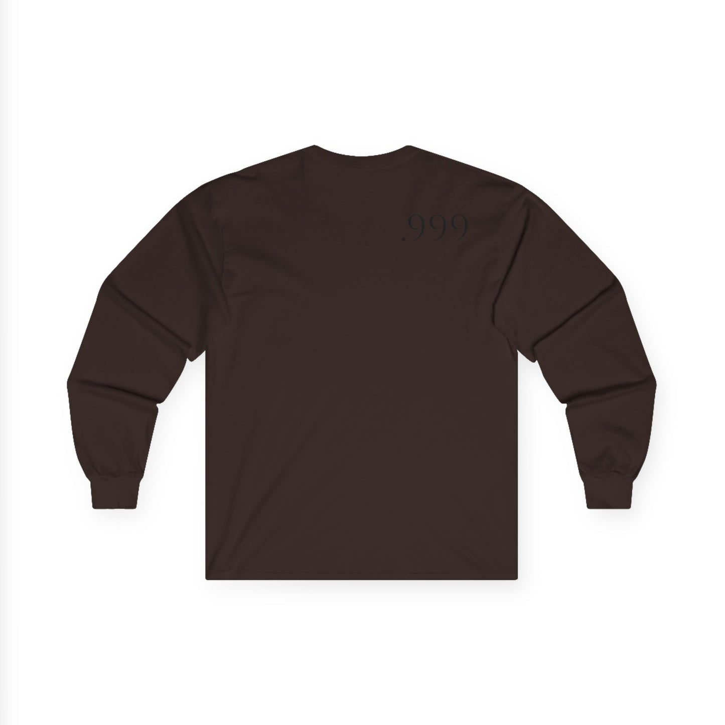 Minimalist Long Sleeve Tee with .999 Design - Casual Wear, Gift for Trendsetters, Unisex Everyday Tee, Perfect for Layering, Ideal for [...]