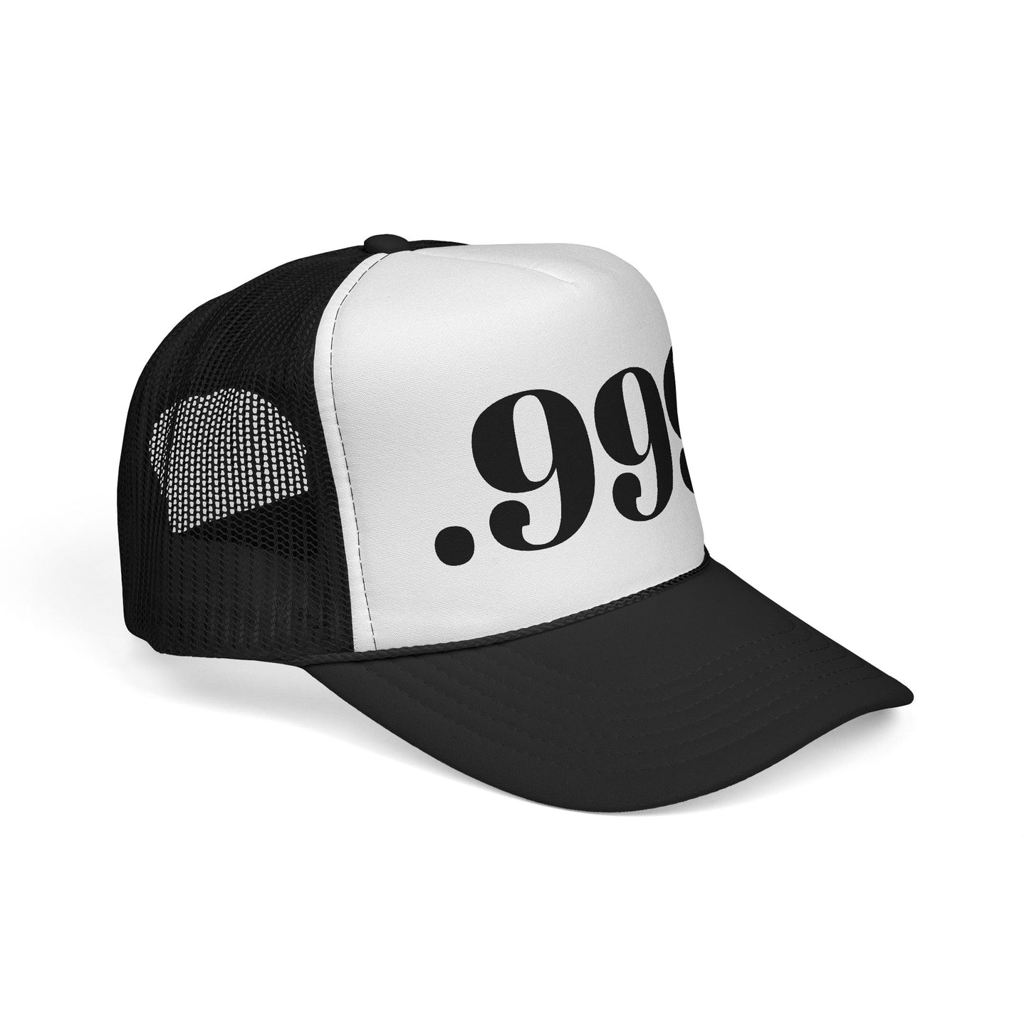 .999 Trucker Cap - Cool Casual Hat, Unique Gift for Dads, Summer BBQ, Outdoor Adventures, Statement Accessory