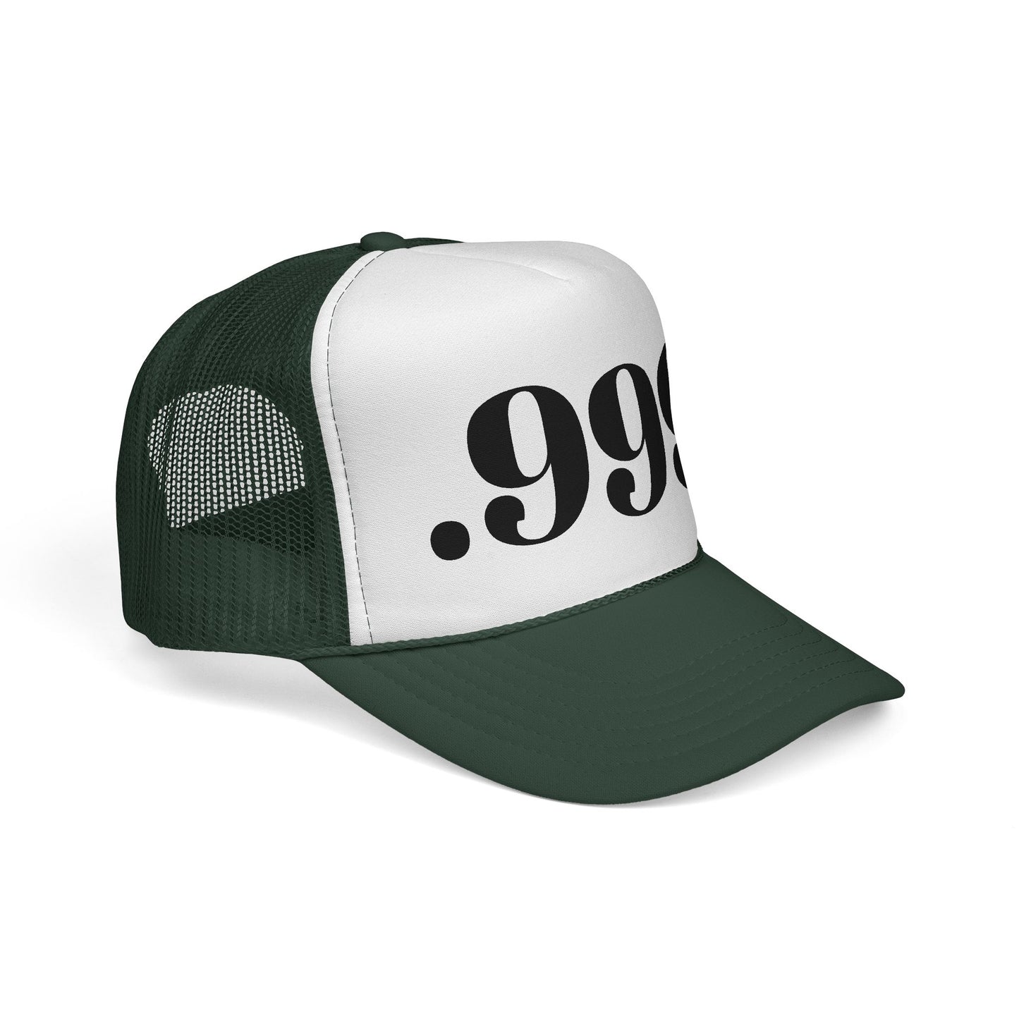 .999 Trucker Cap - Cool Casual Hat, Unique Gift for Dads, Summer BBQ, Outdoor Adventures, Statement Accessory