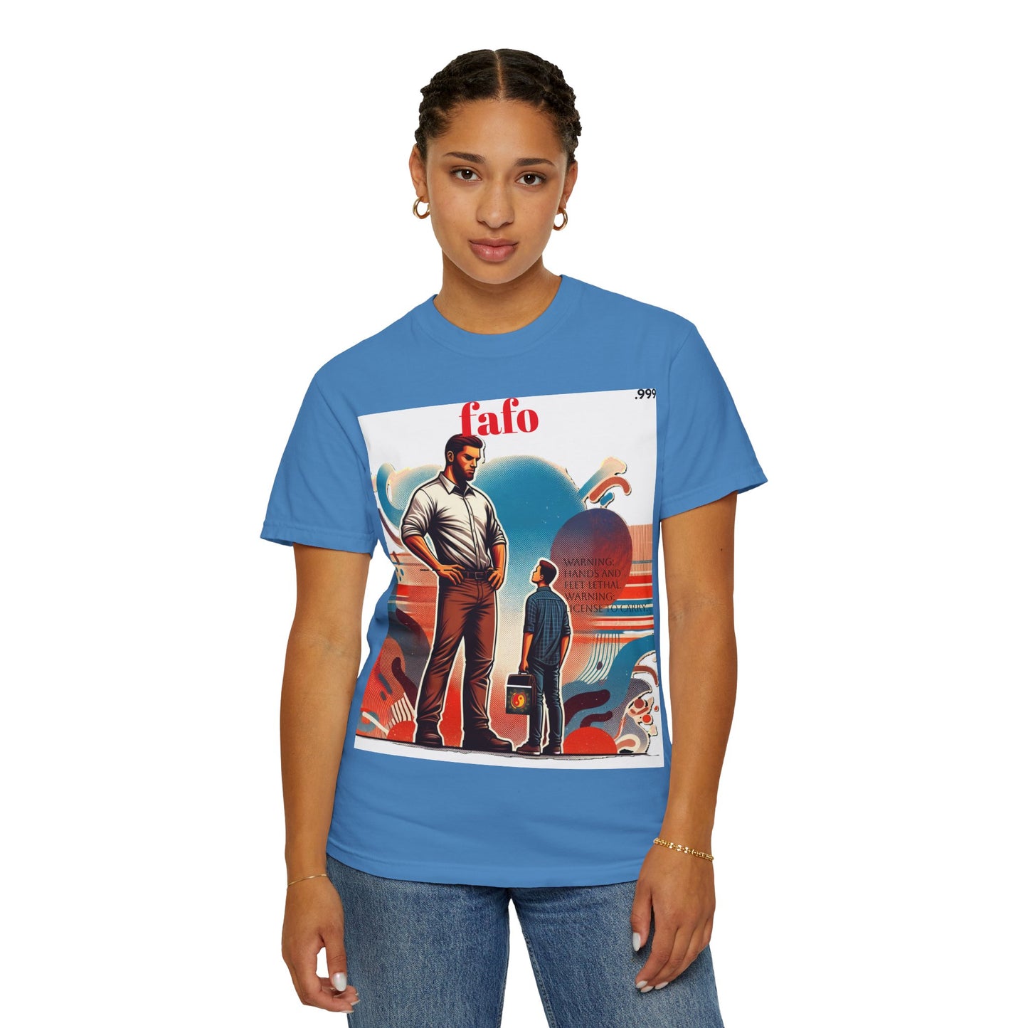 Bold Graphic T-Shirt with 'fafo' Design, Unisex Casual Style, Perfect for Everyday Wear, Gift for Friends, Streetwear Fashion