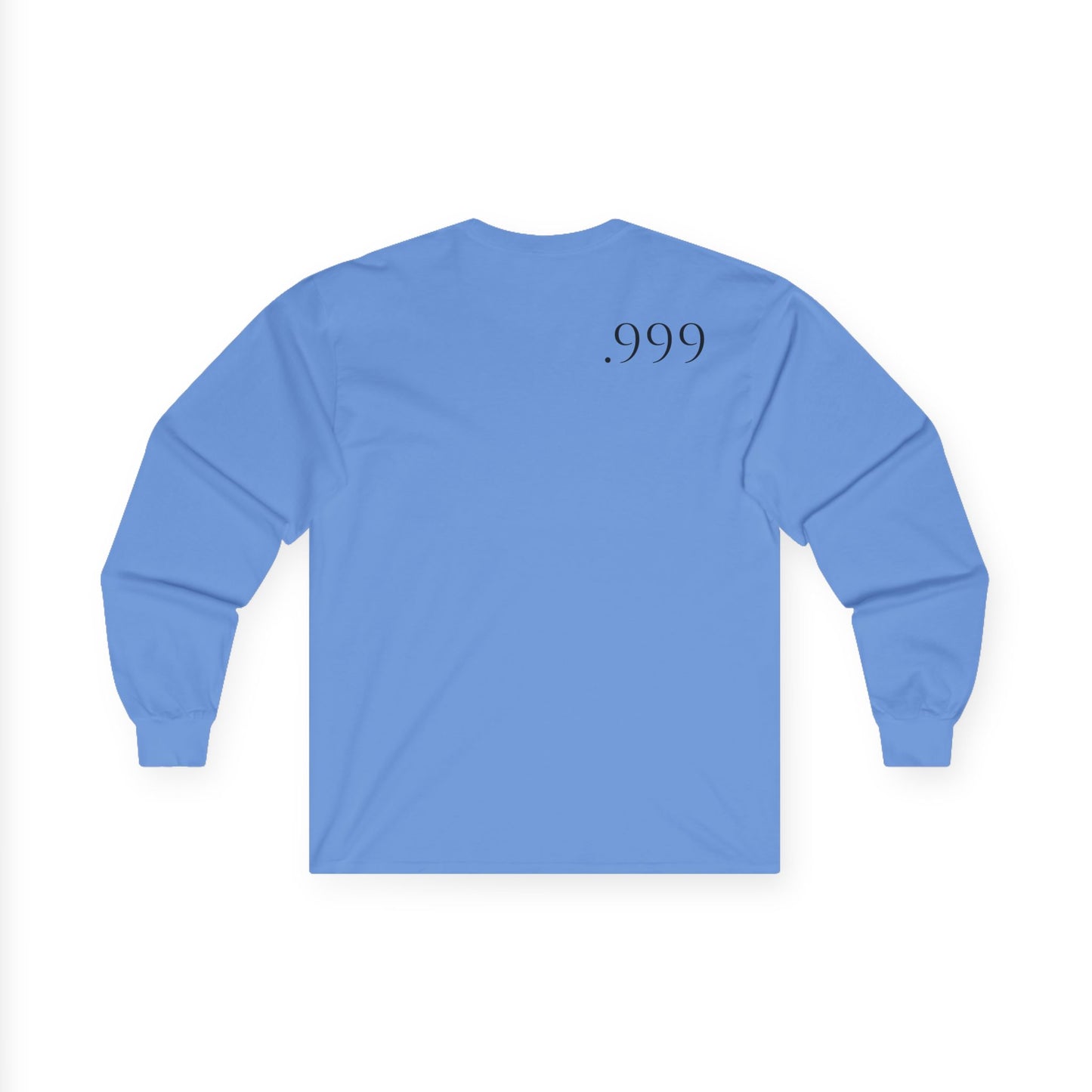 Minimalist Long Sleeve Tee with .999 Design - Casual Wear, Gift for Trendsetters, Unisex Everyday Tee, Perfect for Layering, Ideal for [...]