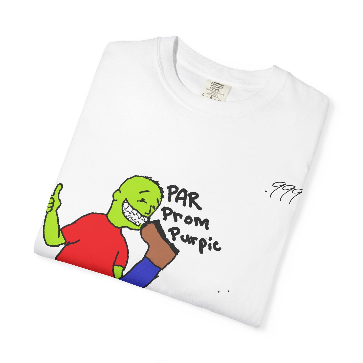 Playful Unisex Garment-Dyed T-Shirt with Fun Character Design, Casual Wear, Graphic Tee, Gift for Friends, Everyday Style, Unique Fashion