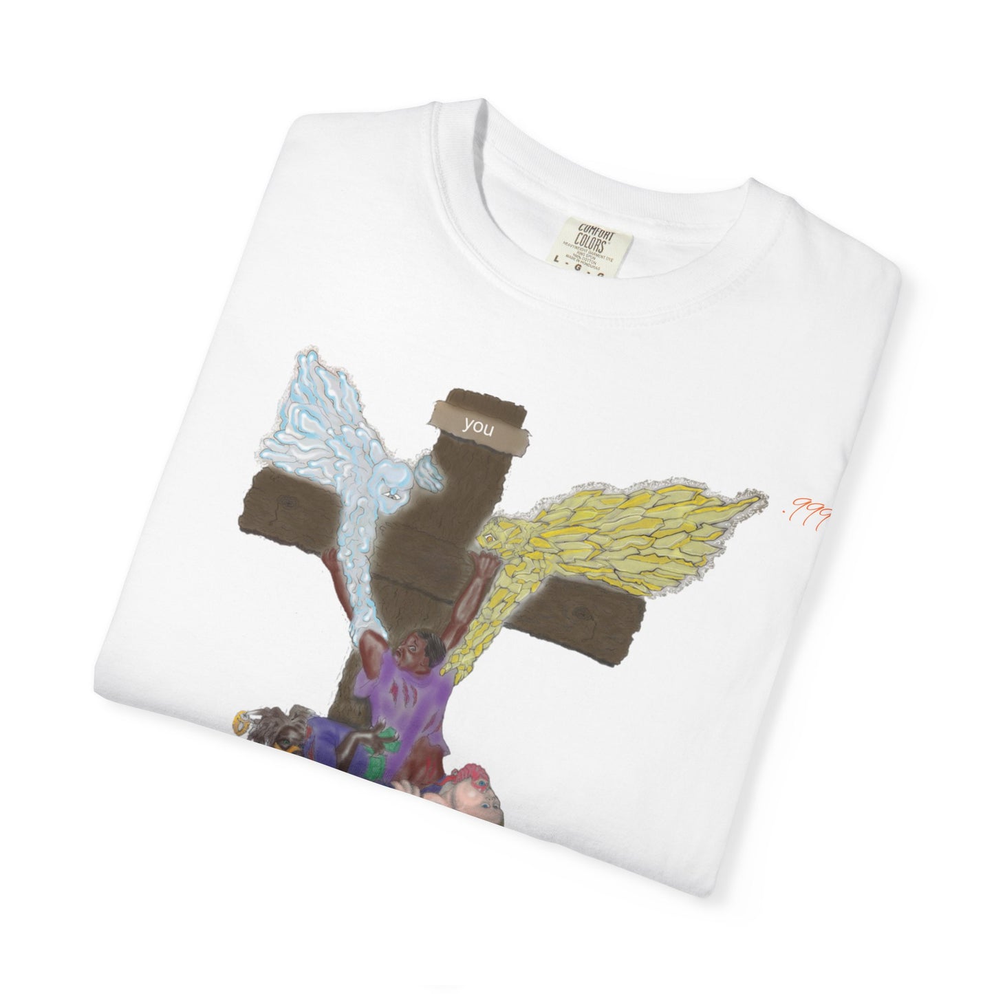 Spiritual Art T-shirt - Unique Garment-Dyed Tee for Self-Expression, Casual Wear, Gifts for Art Lovers, Street Style Fashion, [...]