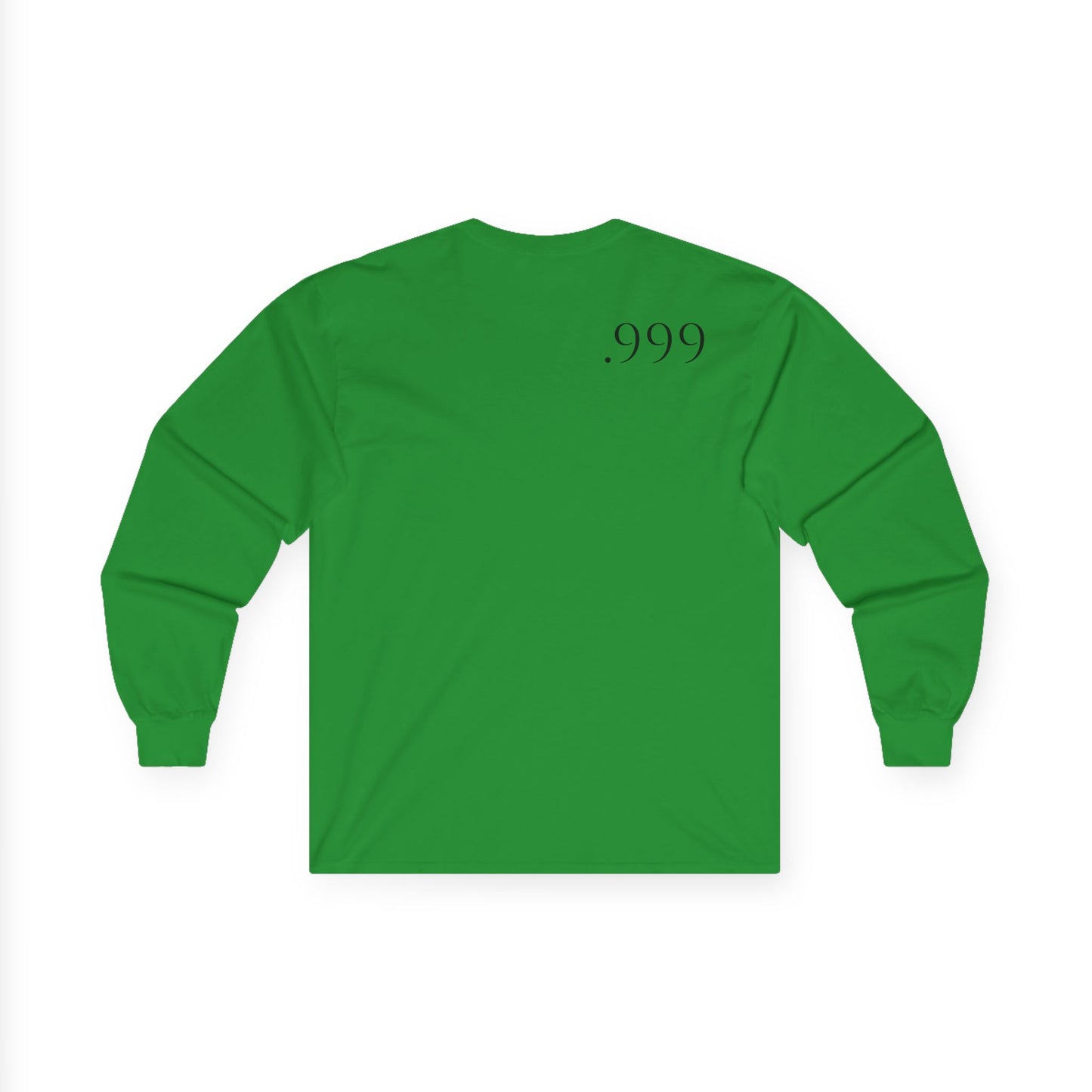 Minimalist Long Sleeve Tee with .999 Design - Casual Wear, Gift for Trendsetters, Unisex Everyday Tee, Perfect for Layering, Ideal for [...]