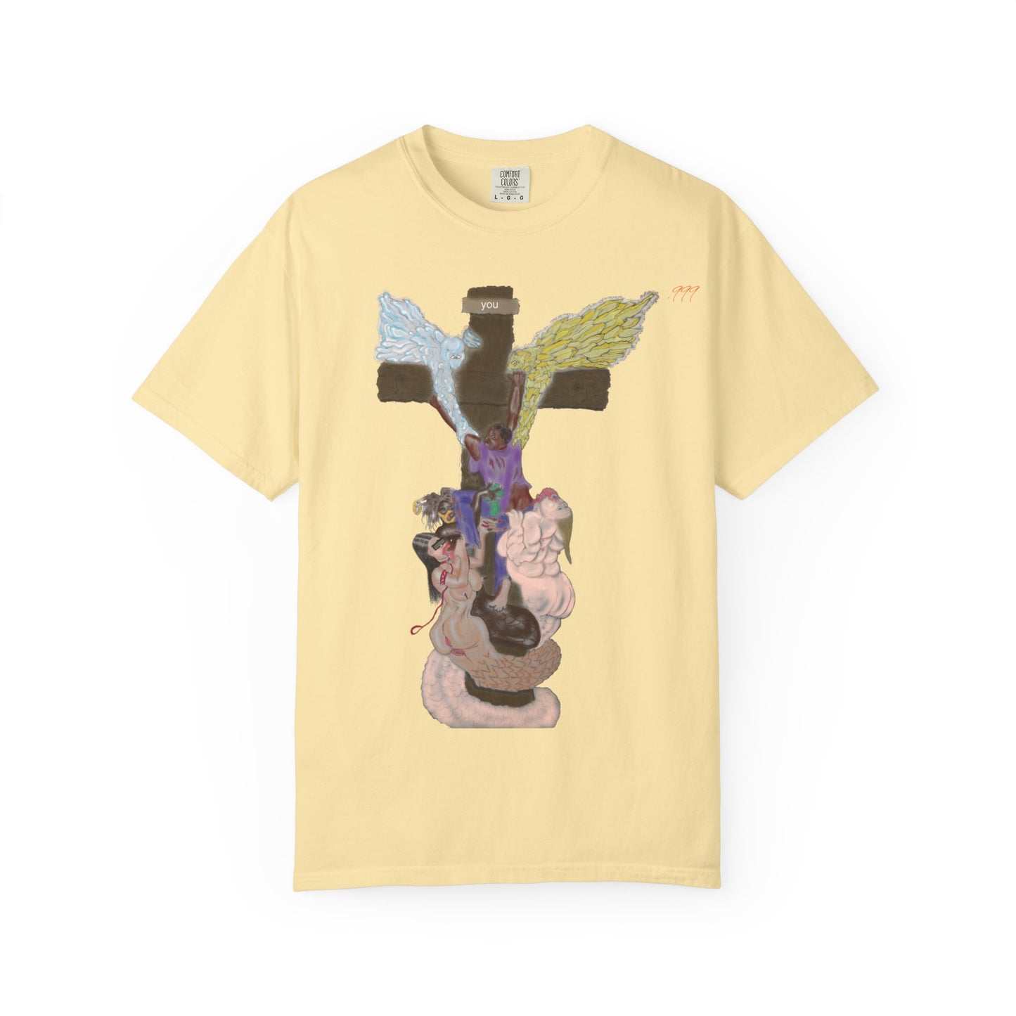 Spiritual Art T-shirt - Unique Garment-Dyed Tee for Self-Expression, Casual Wear, Gifts for Art Lovers, Street Style Fashion, [...]