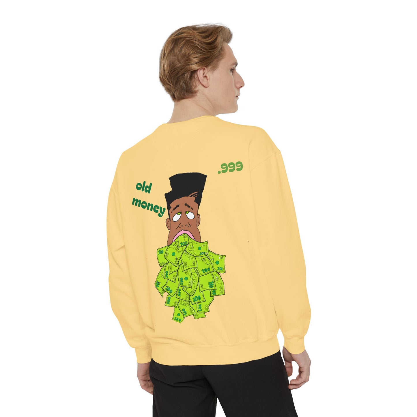 Old Money Vibe Unisex Sweatshirt, Vintage Graphic Sweater, Streetwear Fashion, Cozy Gift for Him/Her, Comfy Layering Piece