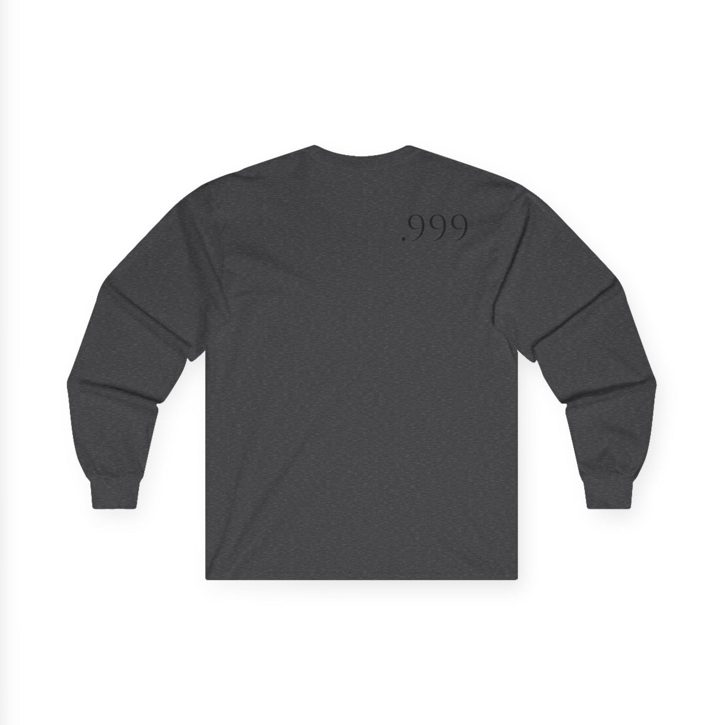 Minimalist Long Sleeve Tee with .999 Design - Casual Wear, Gift for Trendsetters, Unisex Everyday Tee, Perfect for Layering, Ideal for [...]